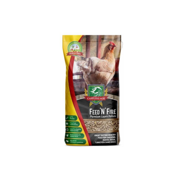 Feed n Fire Poultry Layer Pellets - 20kg