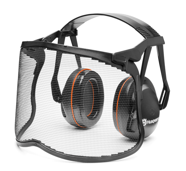 Garden earmuff with mesh visor - Husqvarna - 505 66 53 - 61