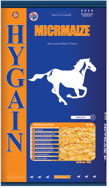 Hygain Micrmaize 20kg - Equine Feed