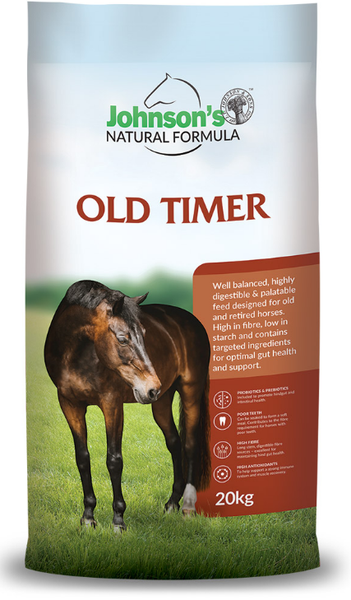JTJ Old Timer 20kg - Equine Feed