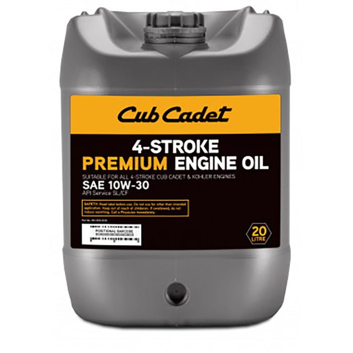 Cub Cadet 20 litre 4 - stroke oil 10W30 - Cub Cadet - 330 - 000 - 0010